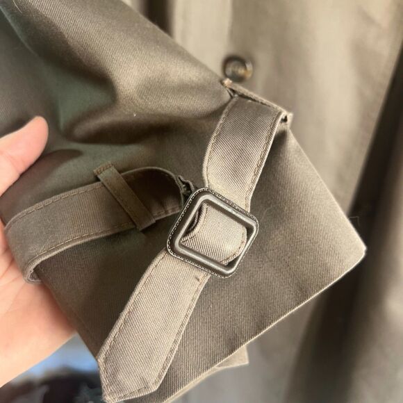 Christian Dior Monsier Mens Double Breasted Classic Trench Coat Size 46R - Picture 7 of 15